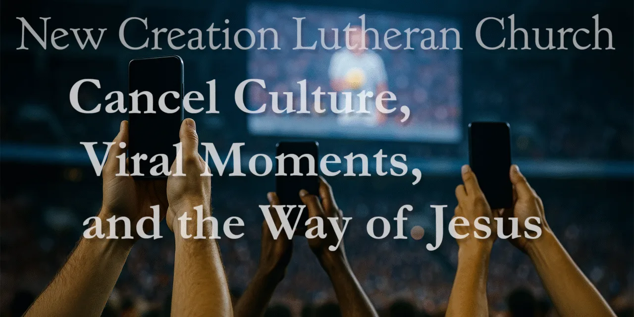 Cancel Culture, Viral Moments, and the Way of Jesus