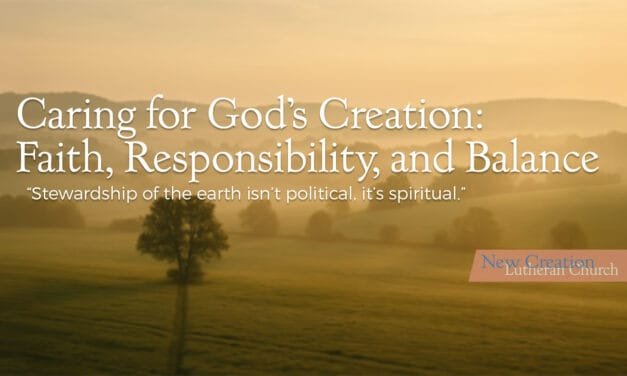 Caring for God’s Creation: Faith, Responsibility, & Balance
