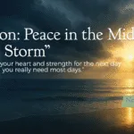 Creation Series: Peace in the Midst of the Storm
